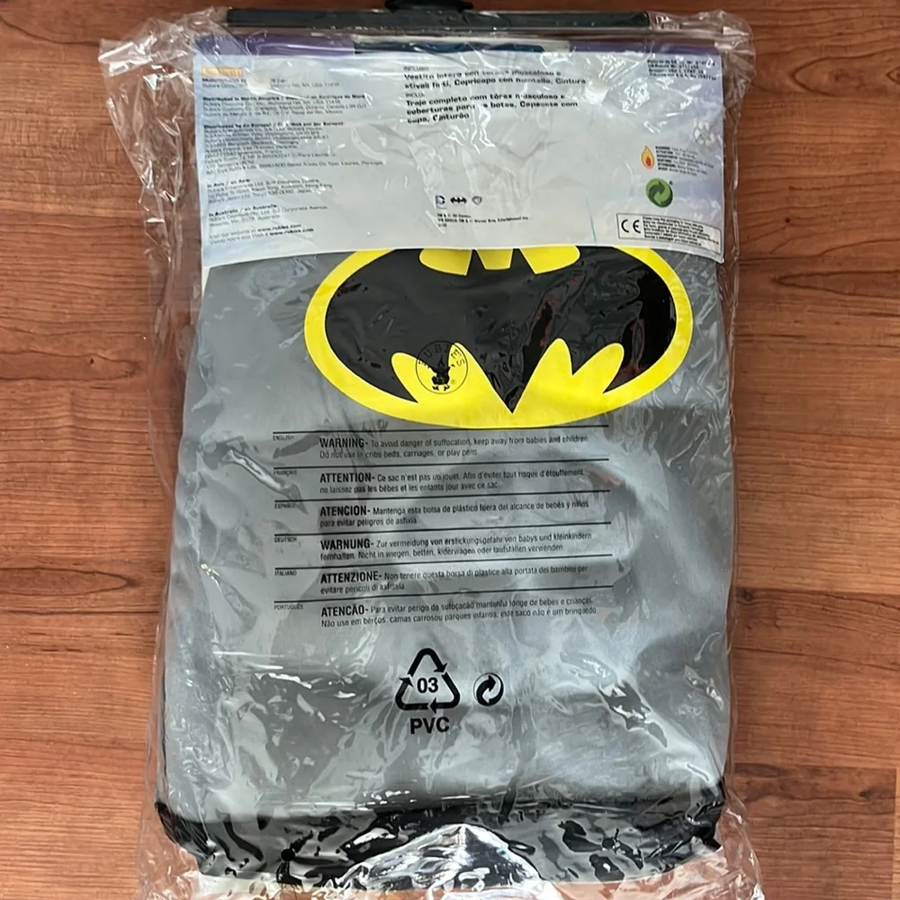 NWT Batman With Muscles Costume Size Large 12-14